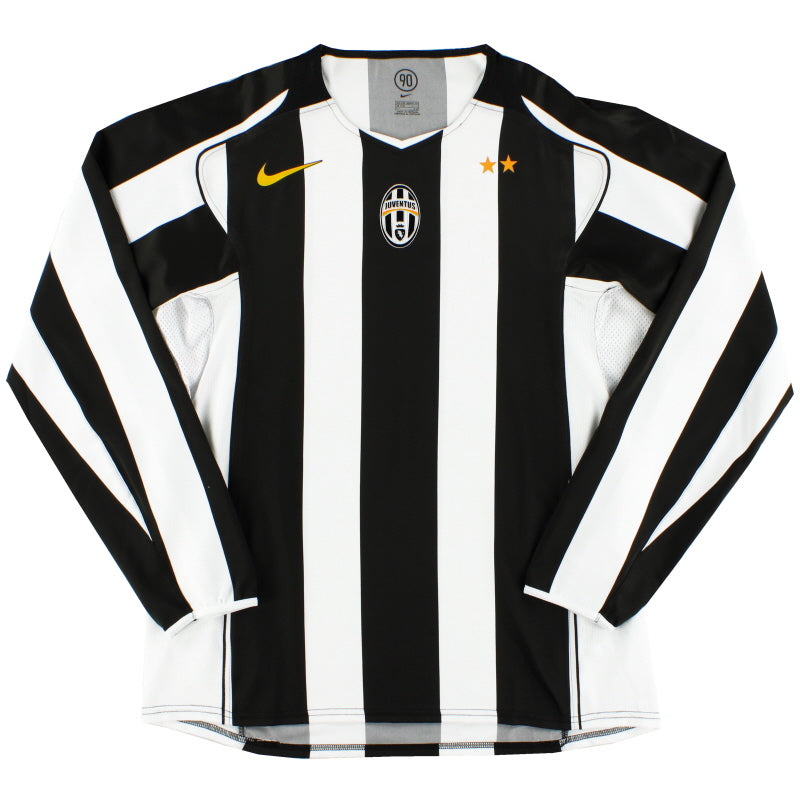 2004-05 Juventus Player Issue Home Shirt L/S XXL Football Shirt