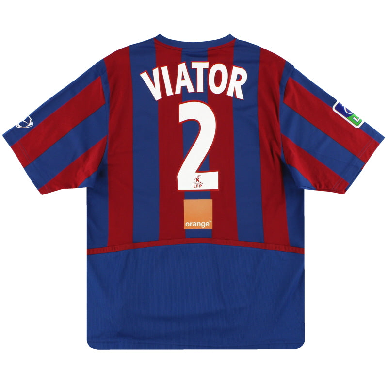 2004-05 LB Chateauroux Nike Home Shirt Viator #2 L Accessories