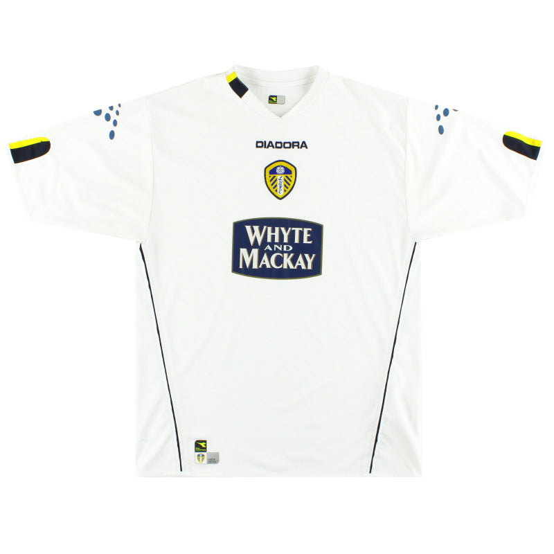 2004-05 Leeds Diadora Home Shirt M Football Shirt