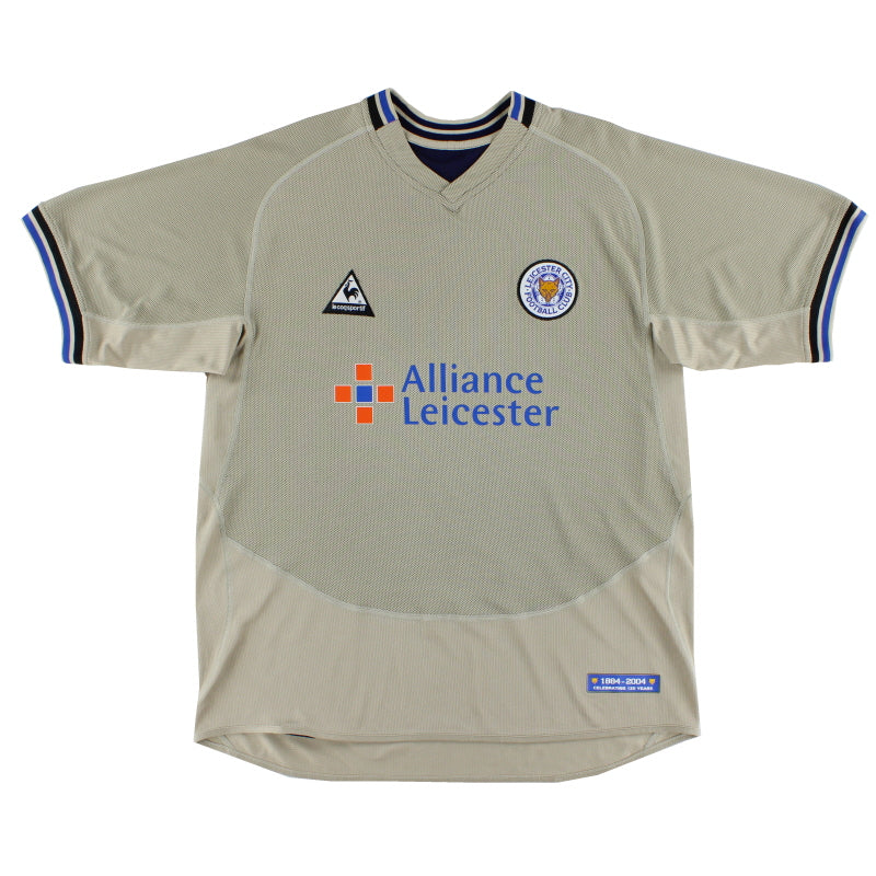 2004-05 Leicester '120 Years' Third Shirt L Football Shirt