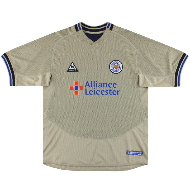 2004-05 Leicester Le Coq Sportif '120 Years' Third Shirt L Football Shirt