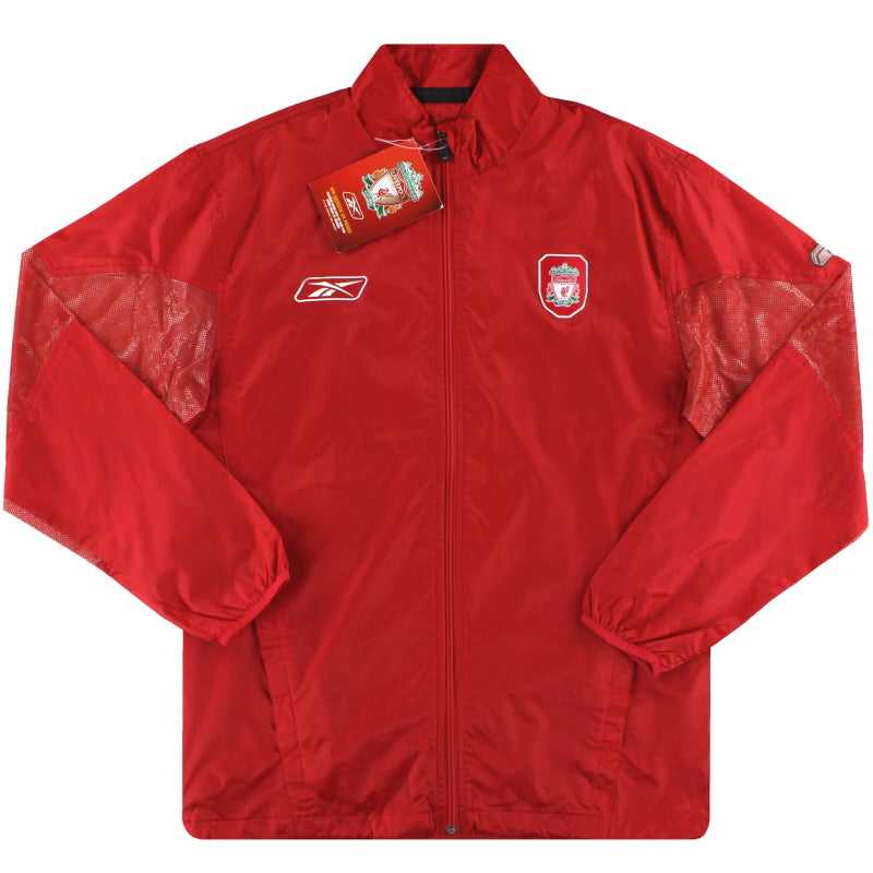 2004-05 Liverpool Reebok Rain Coat *w/tags* M Jacket