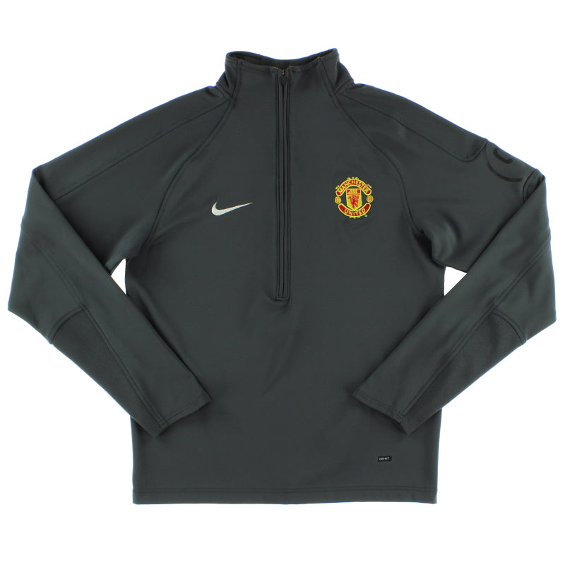 2004-05 Manchester United Nike 1/2 Zip Training Top *Mint* M Football Shirt