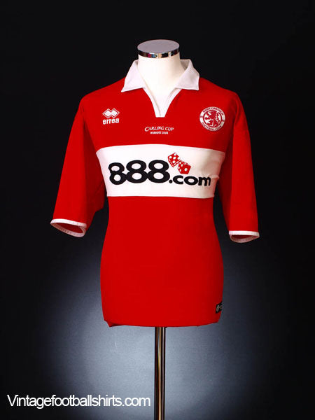 2004-05 Middlesbrough 'Carling Cup Winners 2004' Home Shirt XL Football Shirt