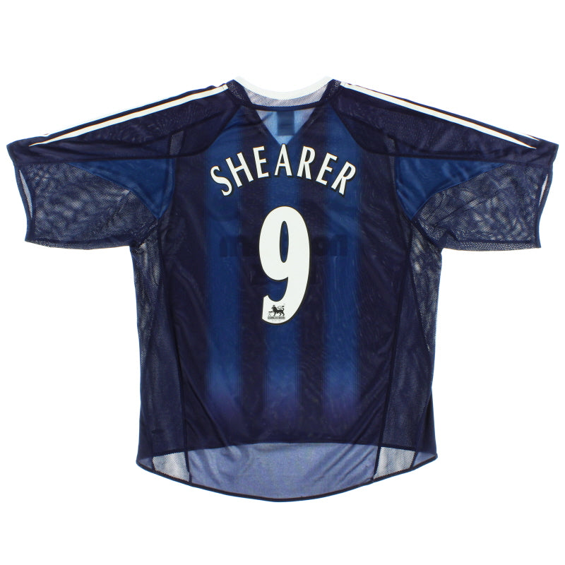 2004-05 Newcastle Away Shirt Shearer #9 L Football Shirt