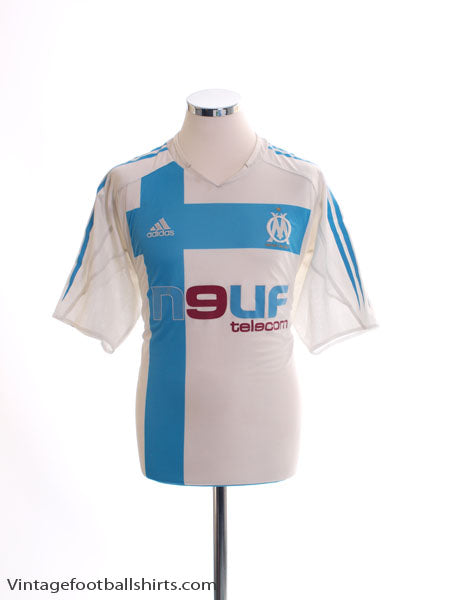 2004-05 Olympique Marseille Home Shirt L Football Shirt