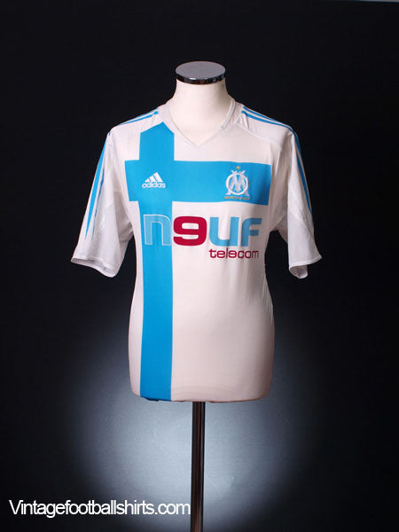 2004-05 Olympique Marseille Home Shirt *Mint* L Football Shirt