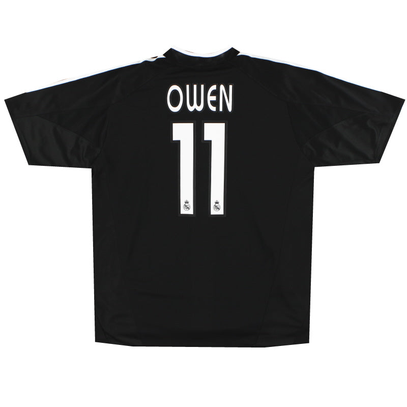 2004-05 Real Madrid adidas Player Issue Away Shirt Owen #11 *Mint* XL Football Shirt