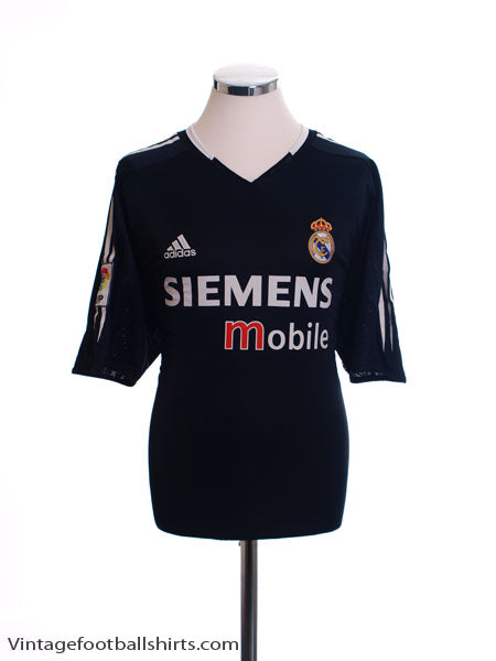 2004-05 Real Madrid Away Shirt L Football Shirt