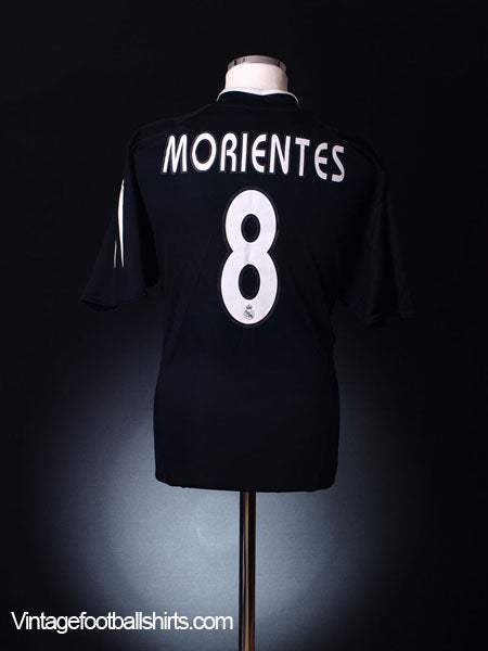 2004-05 Real Madrid Away Shirt Morientes #8 XL Football Shirt