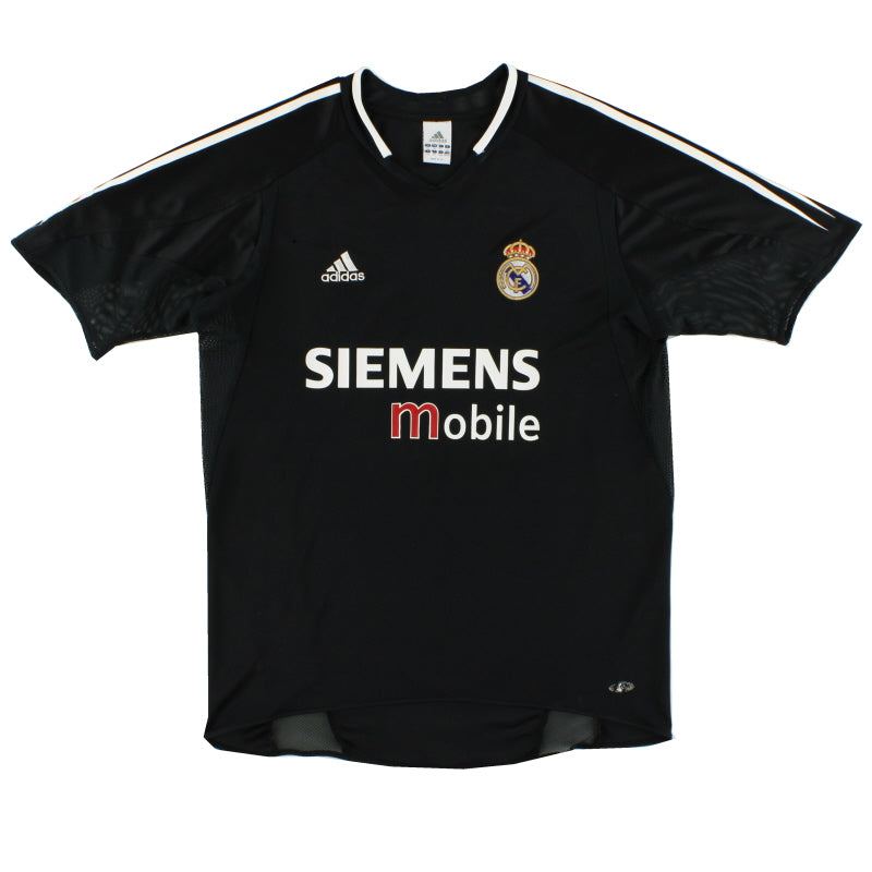 2004-05 Real Madrid adidas Away Shirt XL Football Shirt
