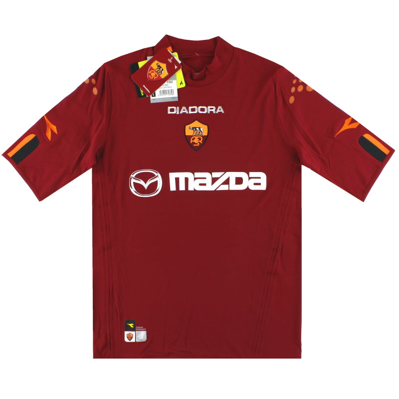 Maillot AS Roma Diadora 2003/2004 - Domicile #18 Cassano - Homme Taille L - Bon état Général