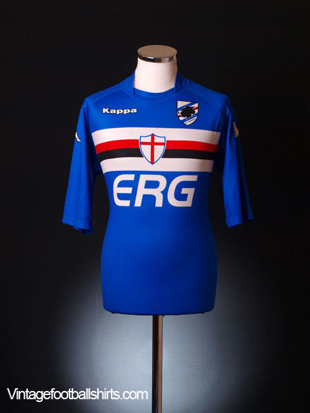 2004-05 Sampdoria Home Shirt L Football Shirt