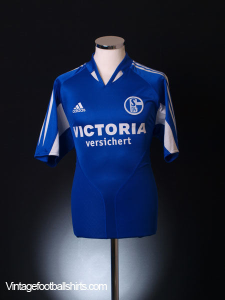 2004-05 Schalke Home Shirt M Football Shirt