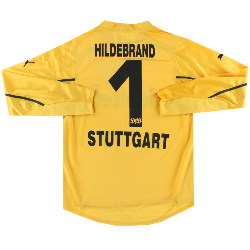 2004-05 Stuttgart Puma Goalkeeper Shirt Hildebrand #1 M Football Shirt