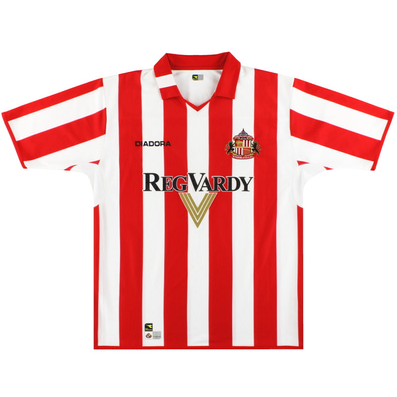 Short Extérieur Sunderland AFC 2004/2005 – Diadora – Homme Taille XL – Blanc