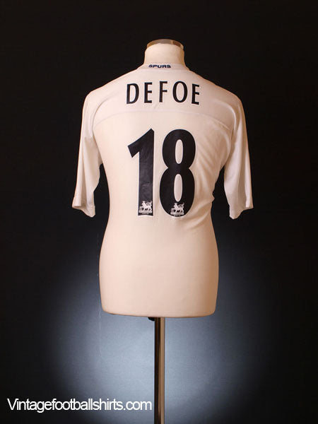 2004-05 Tottenham Home Shirt Defoe #18 XL Football Shirt