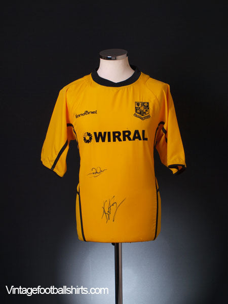 2004-05 Tranmere Rovers Signed Away Shirt M Football Shirt