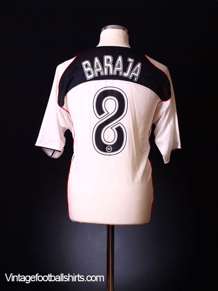 2004-05 Valencia Home Shirt Baraja #No8 *BNWT* XL Football Shirt