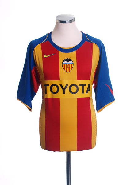 2004-05 Valencia Third Shirt L Football Shirt