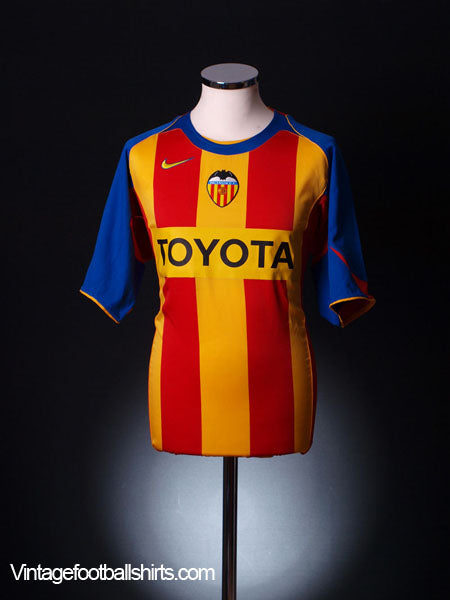 2004-05 Valencia Third Shirt L Football Shirt