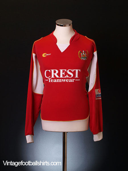 2004-05 Workington AFC Home Shirt L/S L Football Shirt