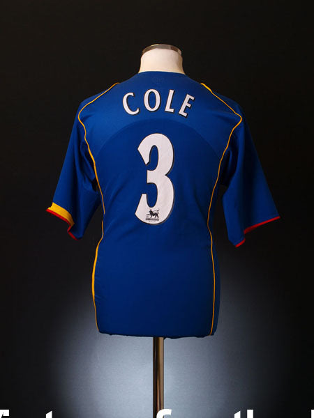 2004-06 Arsenal Away Shirt Cole #3 L Football Shirt