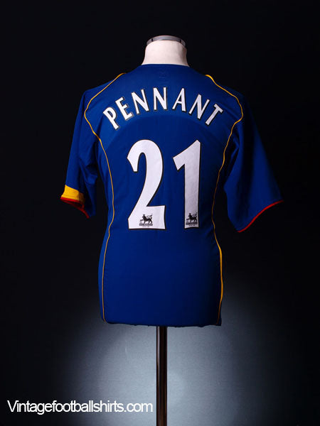 2004-06 Arsenal Away Shirt Pennant #21 M Football Shirt