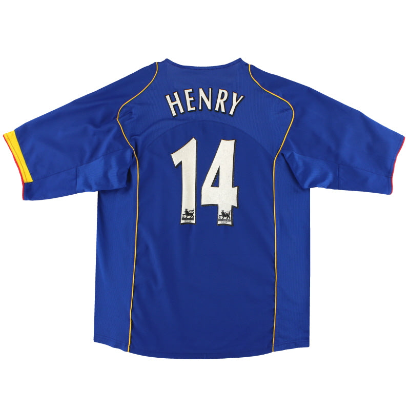 2004-06 Arsenal Nike Away Shirt Henry #14 S Football Shirt