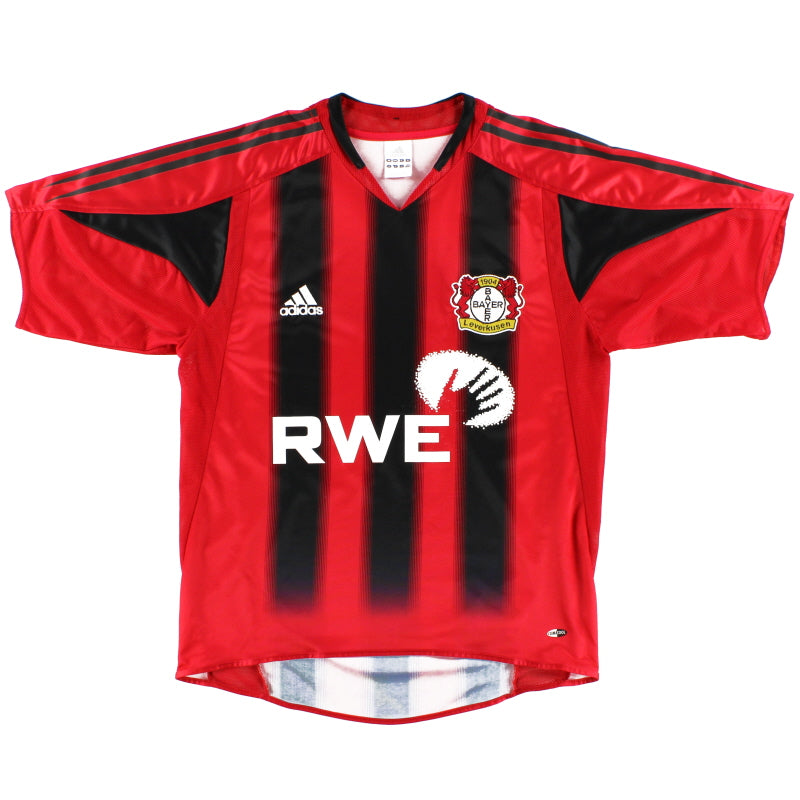 2004-06 Bayer Leverkusen adidas Home Shirt M Football Shirt