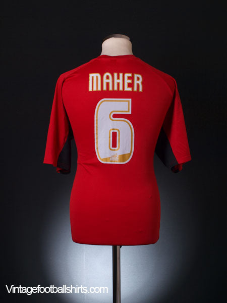 2004-06 Bournemouth Home Shirt Maher #6 XL Football Shirt