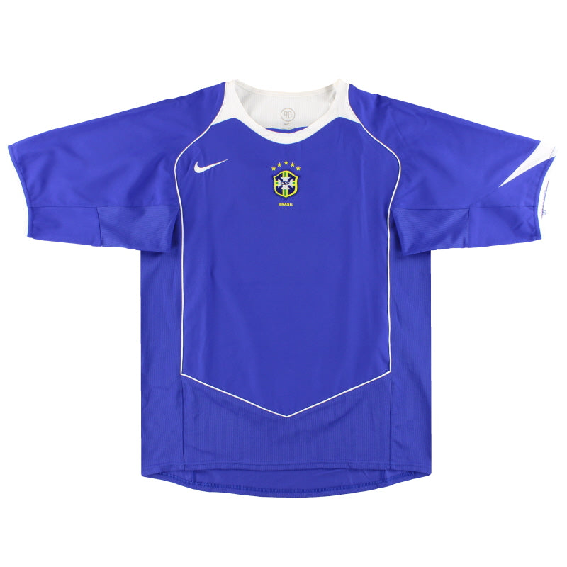 2004-06 Brazil Nike Away Shirt M Football Shirt