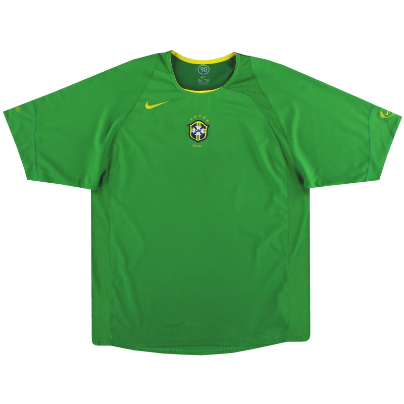 2004-06 Brazil Nike Training Shirt *Mint* L Training Shirt