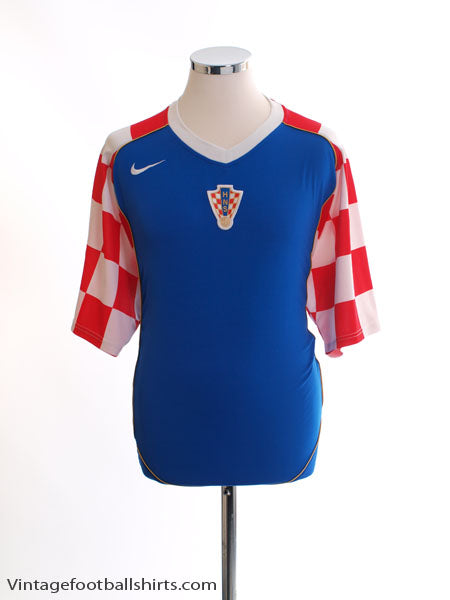 2004-06 Croatia Basic Away Shirt XL Football Shirt