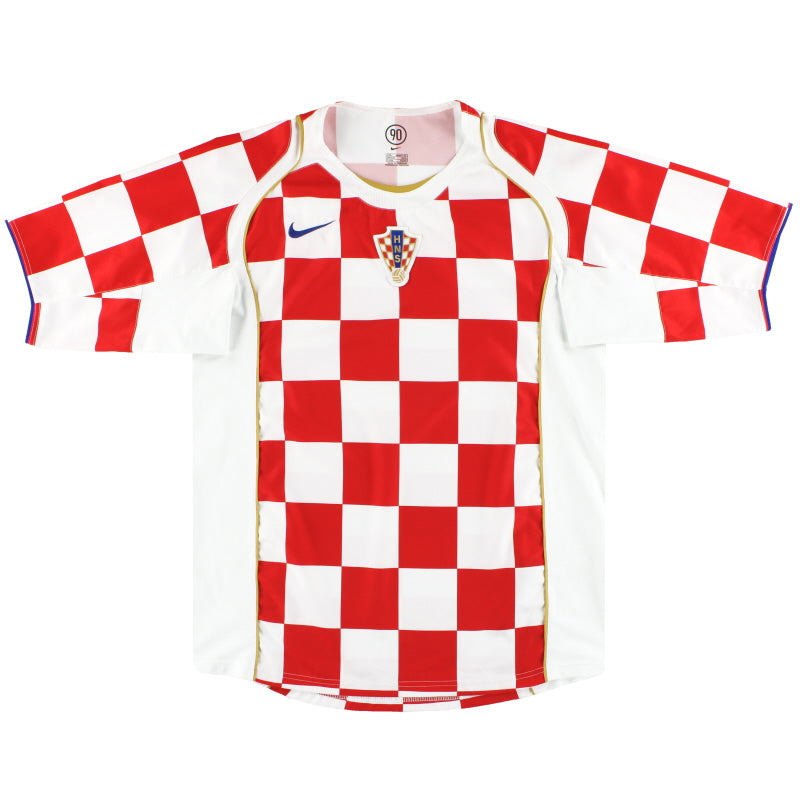 2004-06 Croatia Nike Home Shirt L Football Shirt