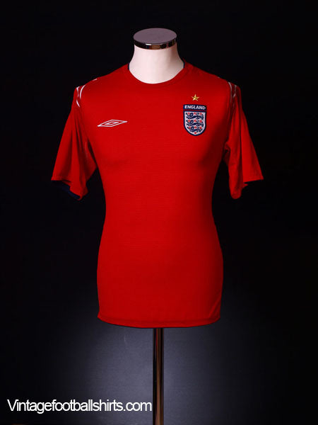 2004-06 England Away Shirt M.Boys Football Shirt