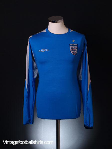 2004-06 England Goalkeeper Shirt L Football Shirt