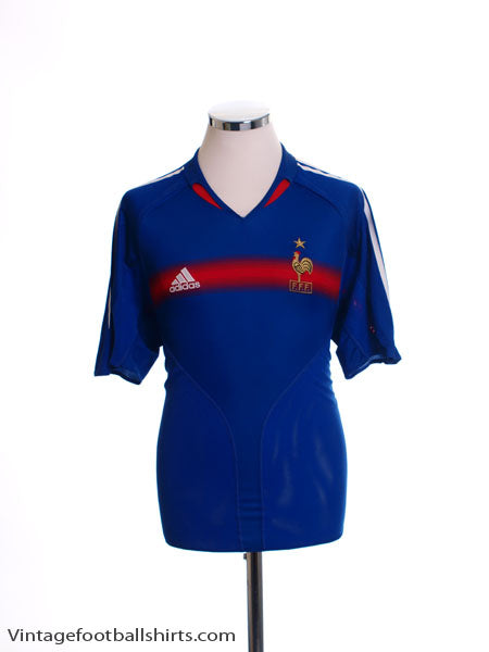 2004-06 France Home Shirt M Football Shirt