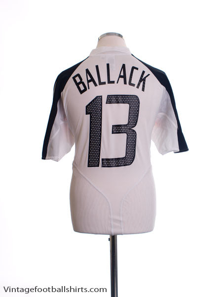 2004-06 Germany Home Shirt Ballack #13 *As New* M Football Shirt