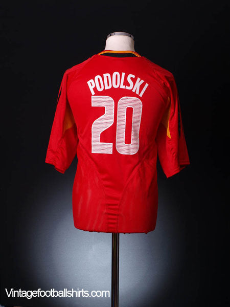 2004-06 Germany Third Shirt Podolski #20 L Football Shirt