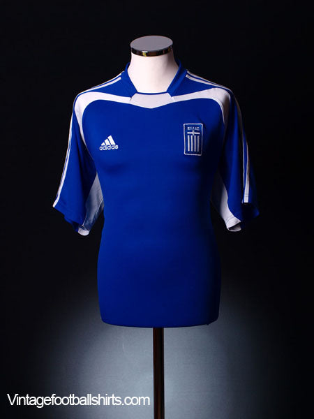 2004-06 Greece Home Shirt M Football Shirt