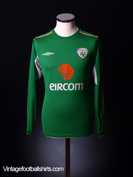 2004-06 Ireland Home Shirt L/S S Football Shirt