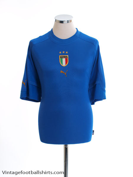 2004-06 Italy Home Shirt S Football Shirt