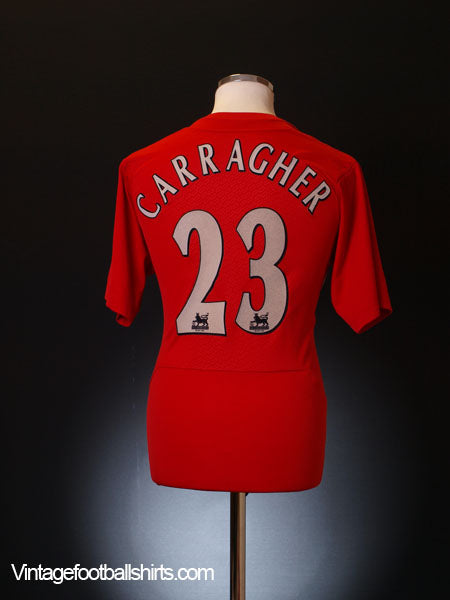 2004-06 Liverpool Home Shirt Carragher #23 M Football Shirt