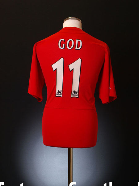 2004-06 Liverpool Home Shirt God #11 (Fowler) L Football Shirt