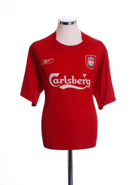 2004-06 Liverpool Home Shirt L.Boys Football Shirt