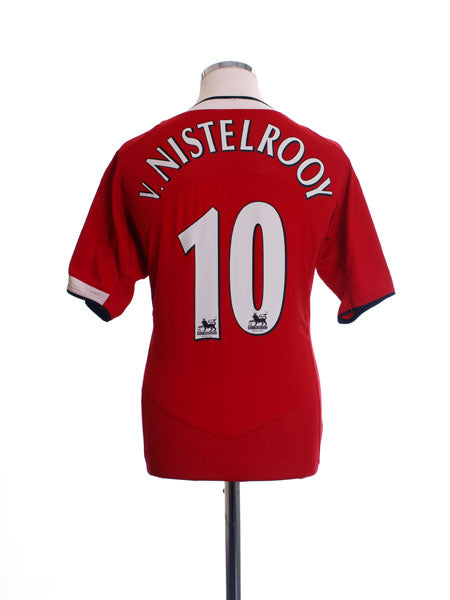 2004-06 Manchester United Home Shirt v.Nistelrooy #10 M Football Shirt