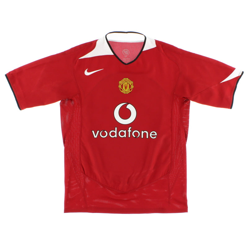2004-06 Manchester United Home Shirt M Football Shirt