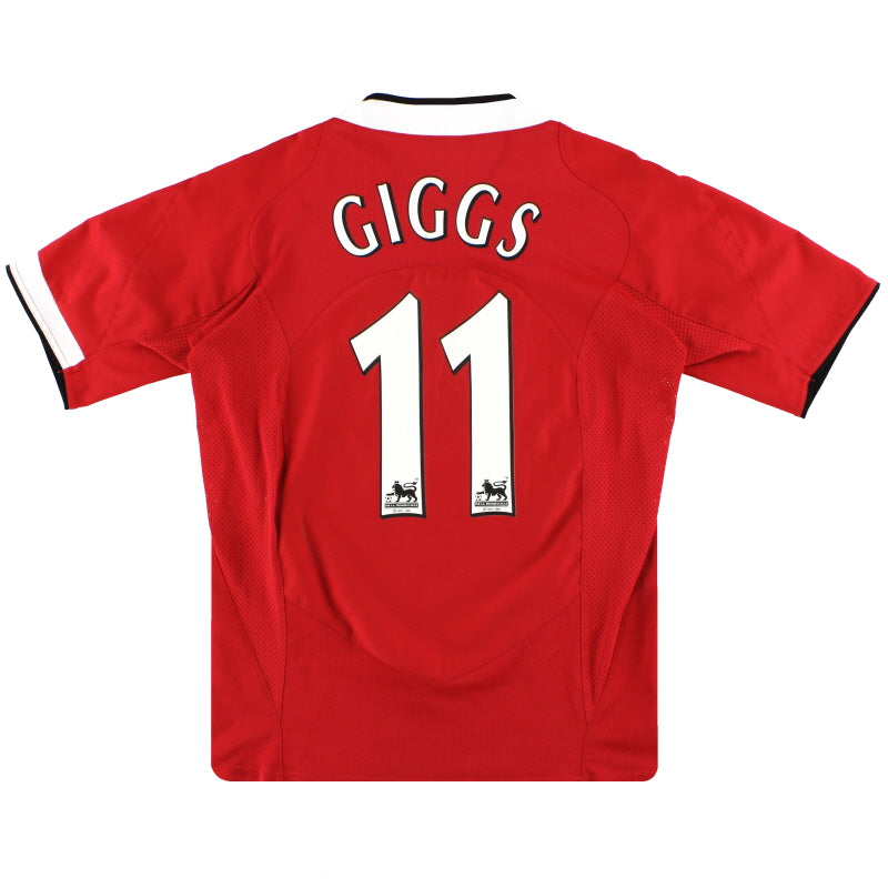2004-06 Manchester United Nike Home Shirt Giggs #11 S Football Shirt
