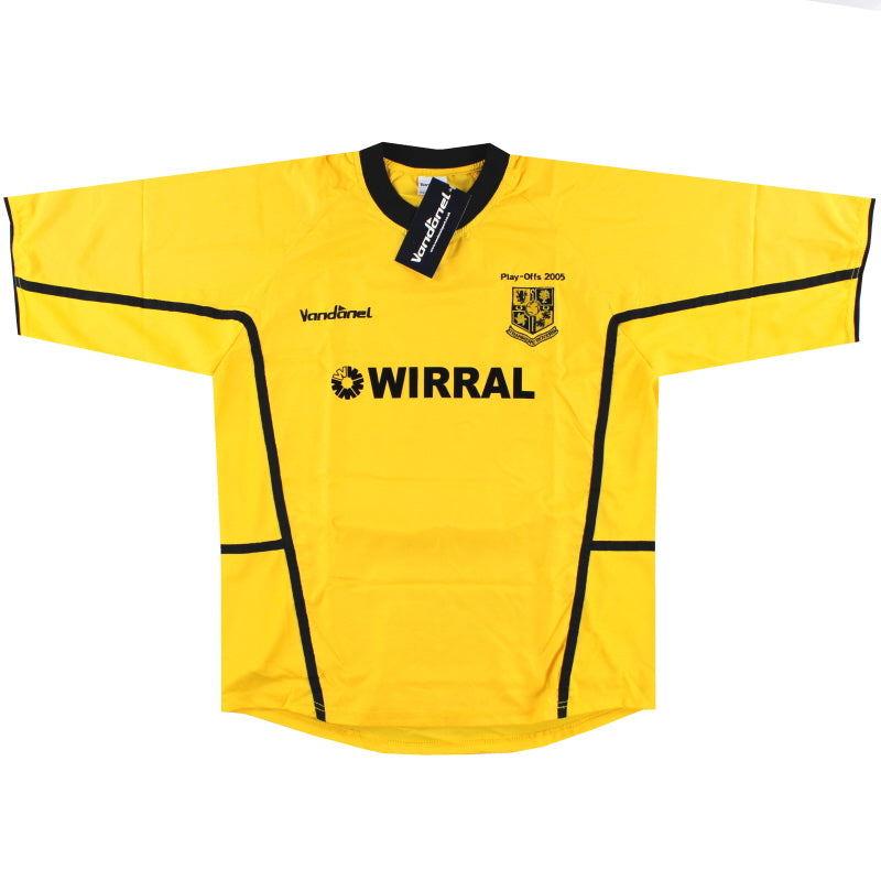 2004-06 Tranmere Rovers Vandanel 'Play-Offs' Away Shirt *w/tags* L Football Shirt